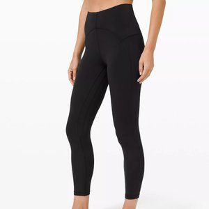 Sz 8 Lululemon Unlimit High-Rise Tight 25" Black- worn once! Still have tag